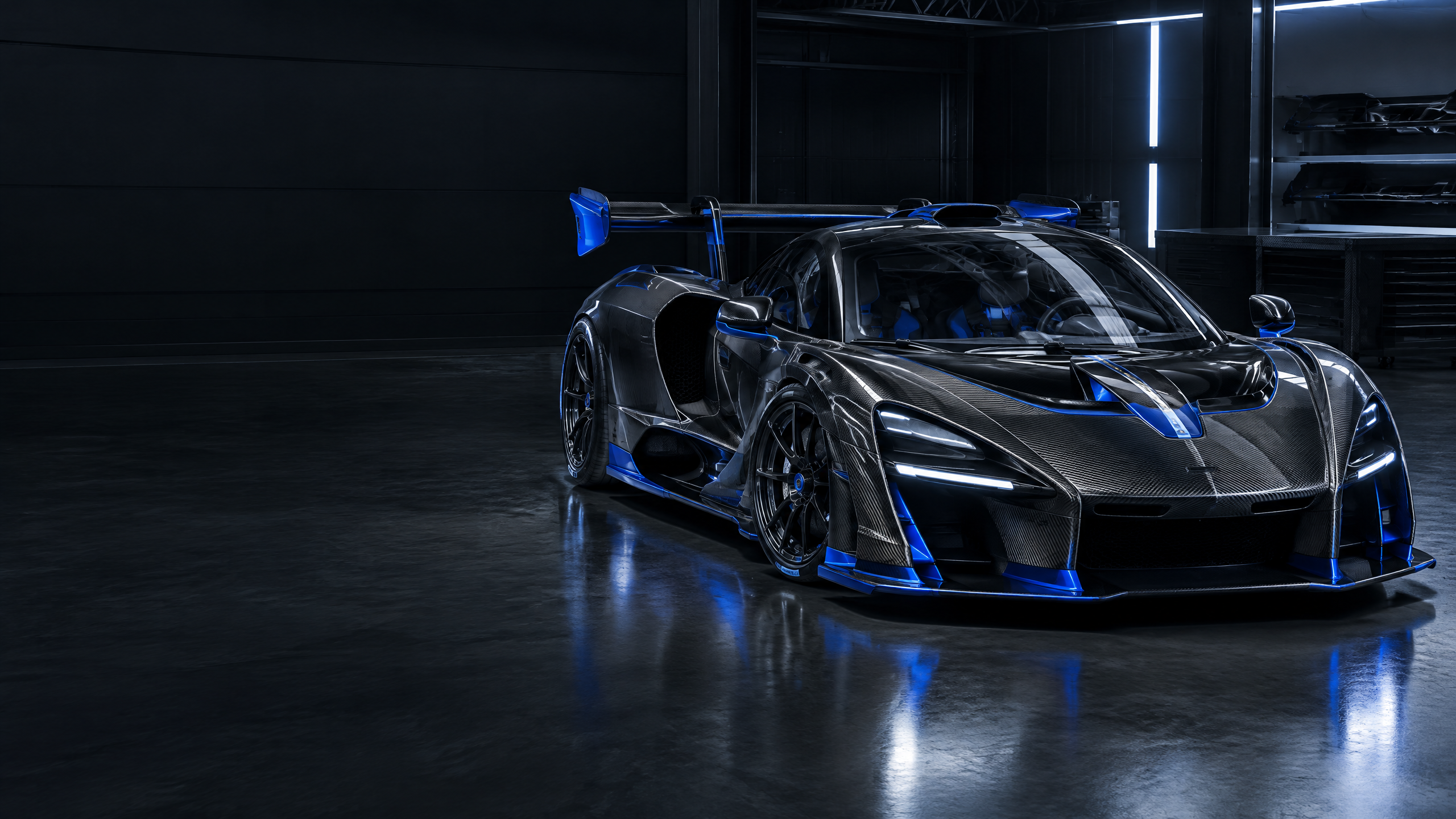 2020 McLaren Senna: original illustrative editorial artwork, not a photograph of an individual vehicle.