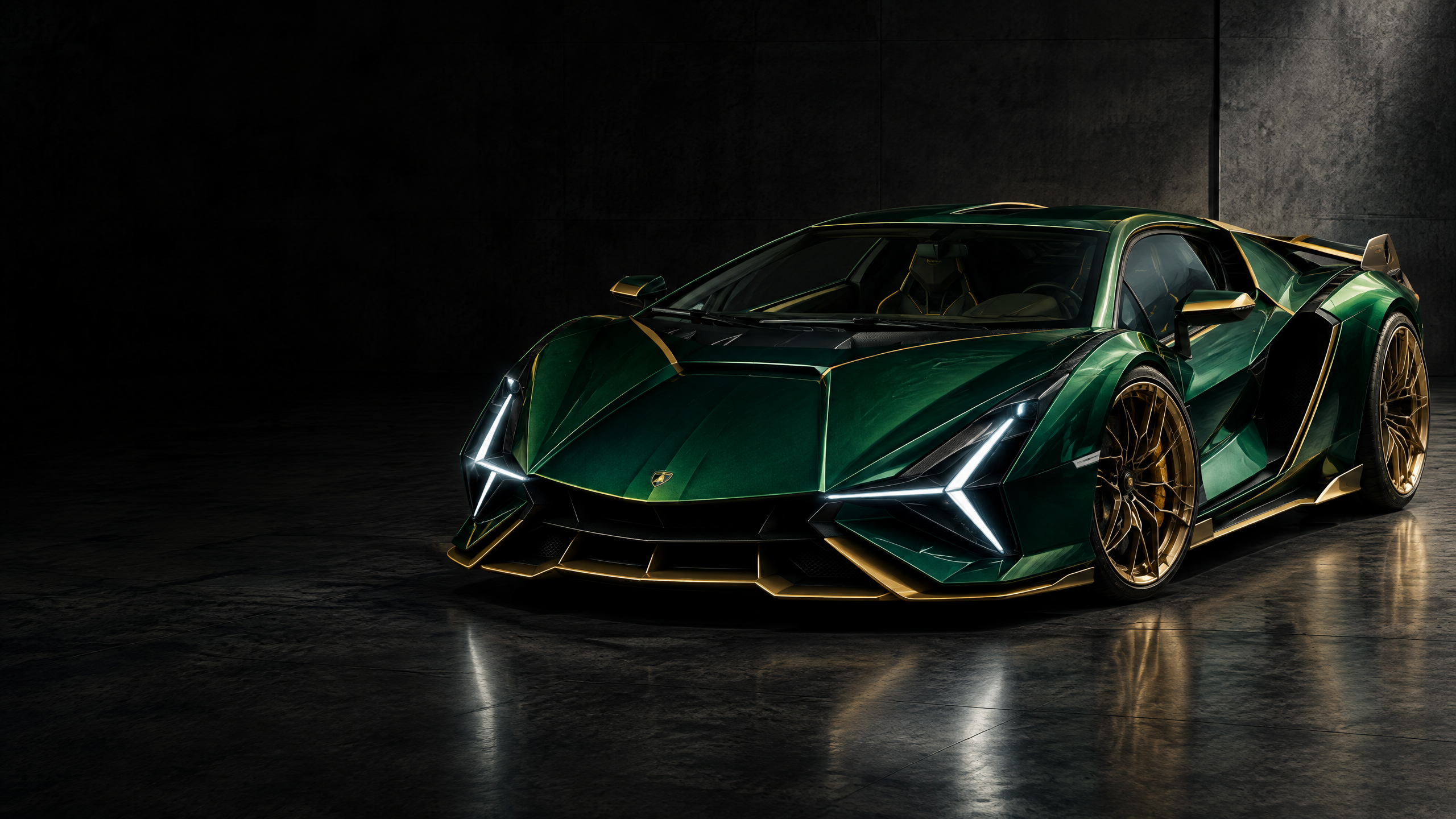 2021 Lamborghini Sián FKP 37: original illustrative editorial artwork, not a photograph of an individual vehicle.