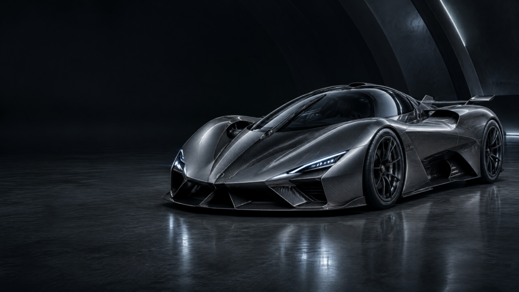 2022 SSC Tuatara: original illustrative editorial artwork, not a photograph of an individual vehicle.