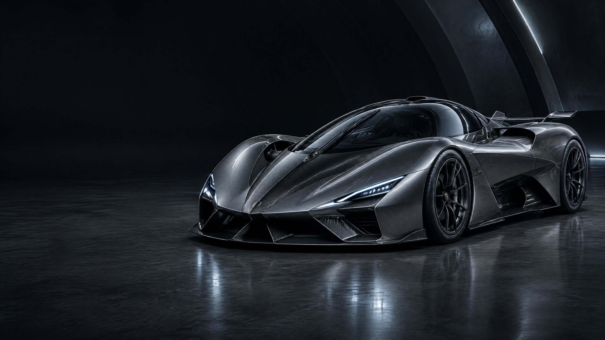 2022 SSC Tuatara: original illustrative editorial artwork, not a photograph of an individual vehicle.