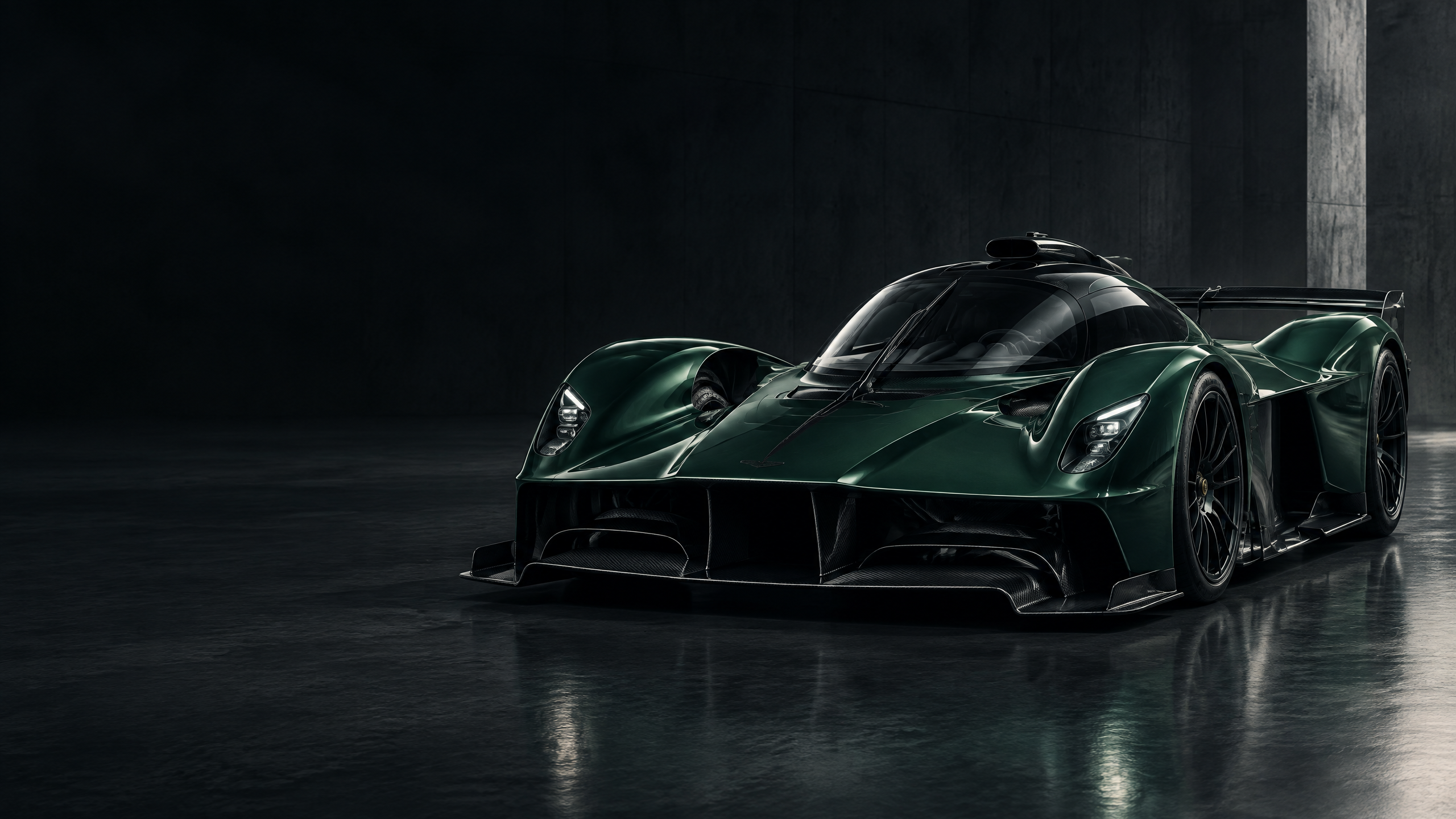 2023 Aston Martin Valkyrie: original illustrative editorial artwork, not a photograph of an individual vehicle.