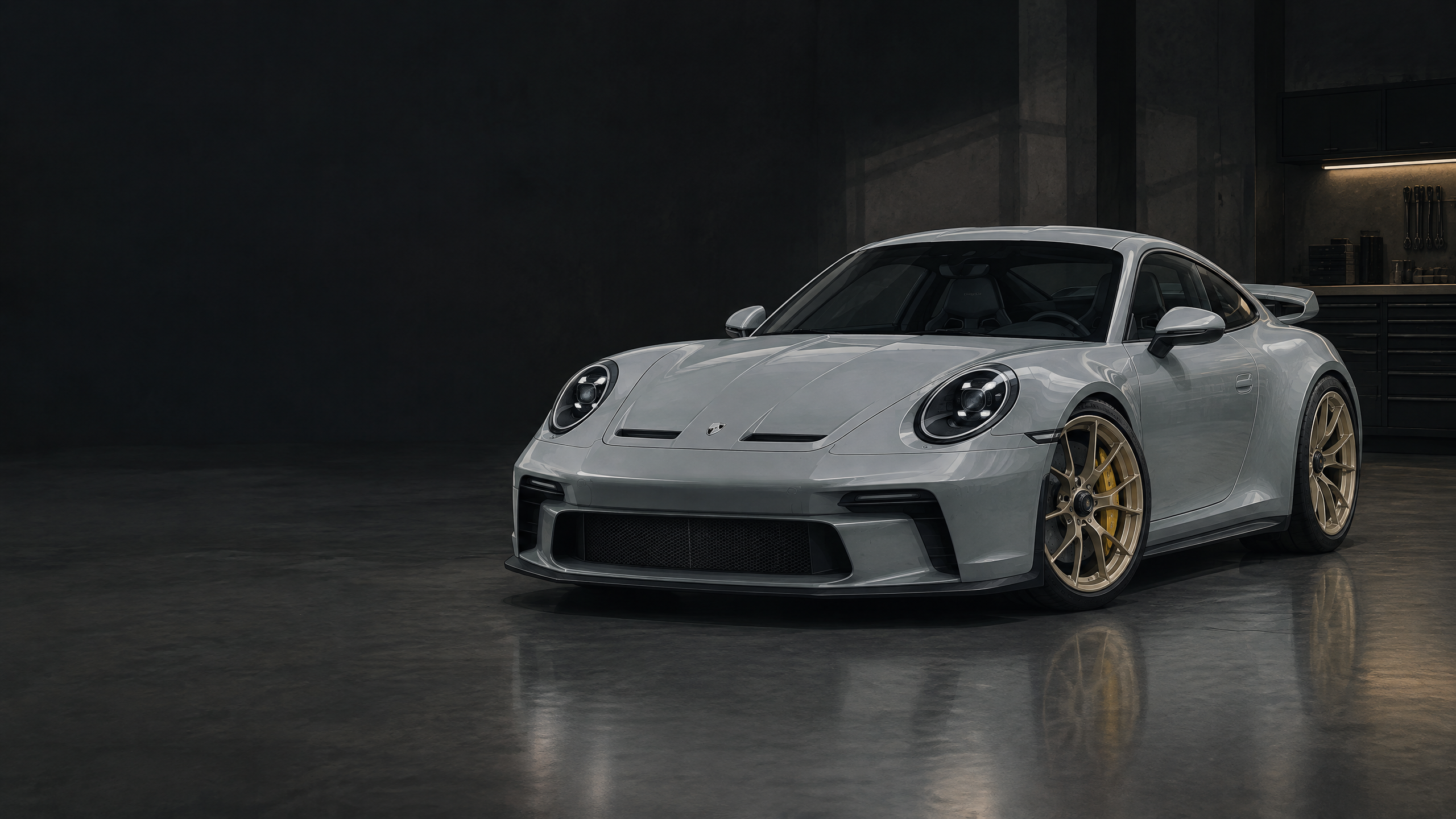 2024 Porsche 911 S/T: original illustrative editorial artwork, not a photograph of an individual vehicle.